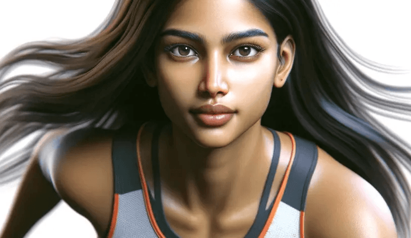Maaya Lakshmi athletic portrait